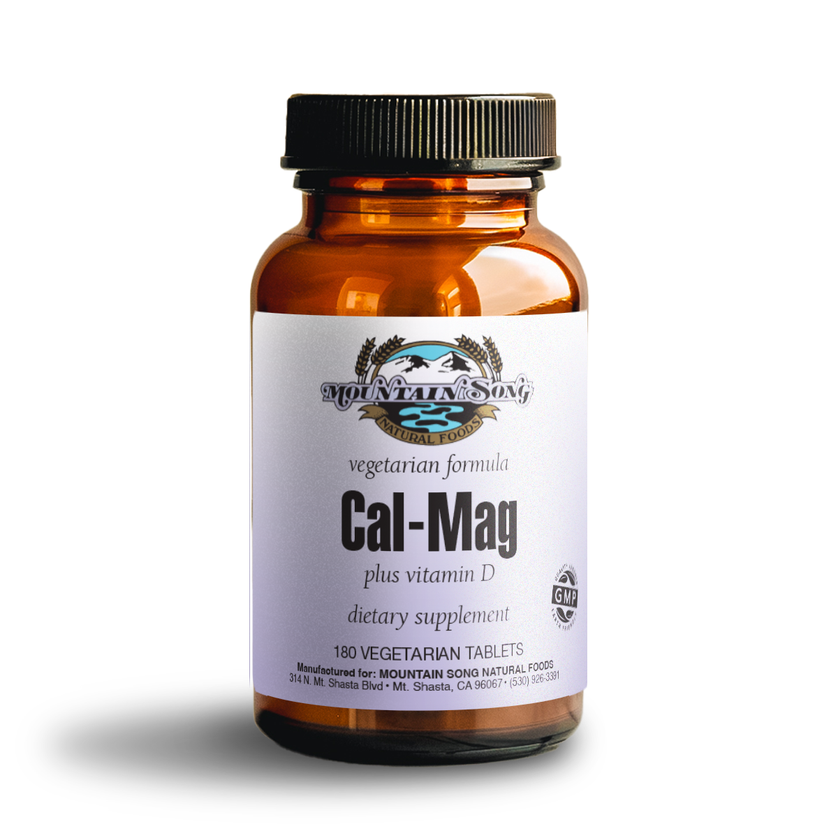 cal-mag + vitamin d (vegetarian formula) – bone & muscle support (180 tablets)