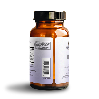 Side (FDA statement): Inflammation Support bottle side label – FDA disclaimer statement