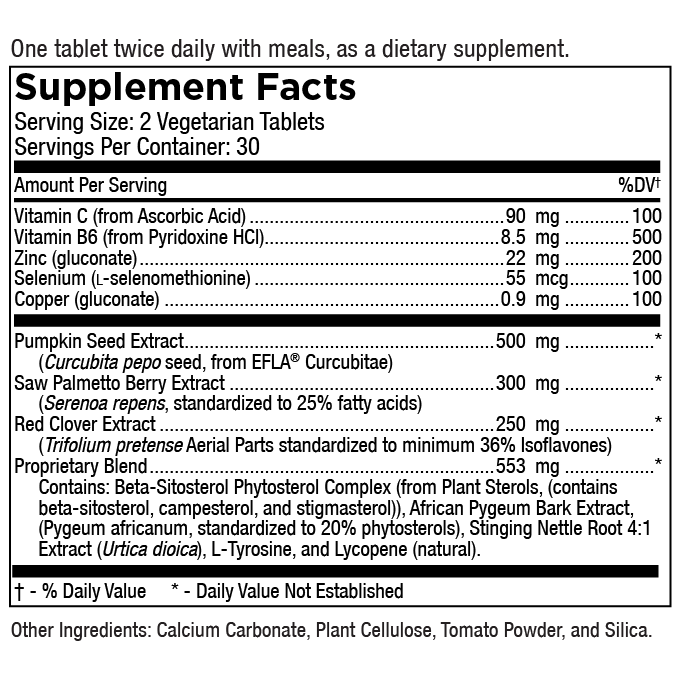 prostechtor™ advanced prostate support — pumpkin seed, saw palmetto, pygeum