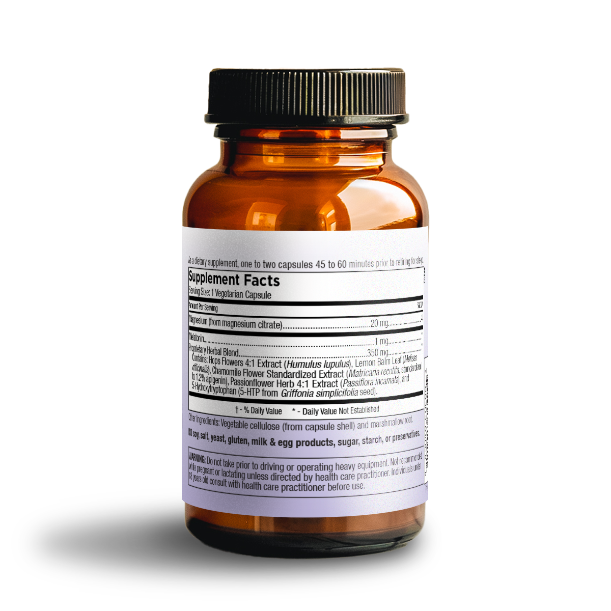 sleep support - melatonin, magnesium & herbal sleep aid