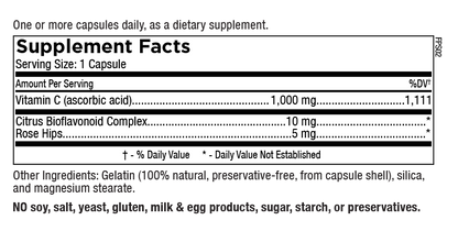 Vitamin C-1000 with Rose Hips & Bioflavonoids
